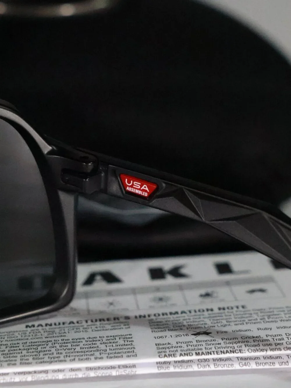Oakley Sunglasses Pittsburgh Steelers Sutro Prinz BLack Lenses Matte Black Frame